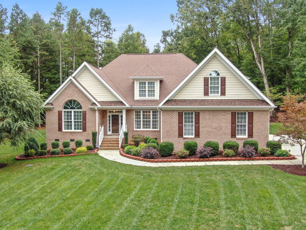 Illustrative brick home; not the example property
